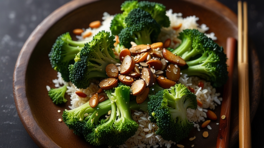 Keto Sesame Soy Broccoli Salad 2 Keto Sesame Soy Broccoli Salad 2