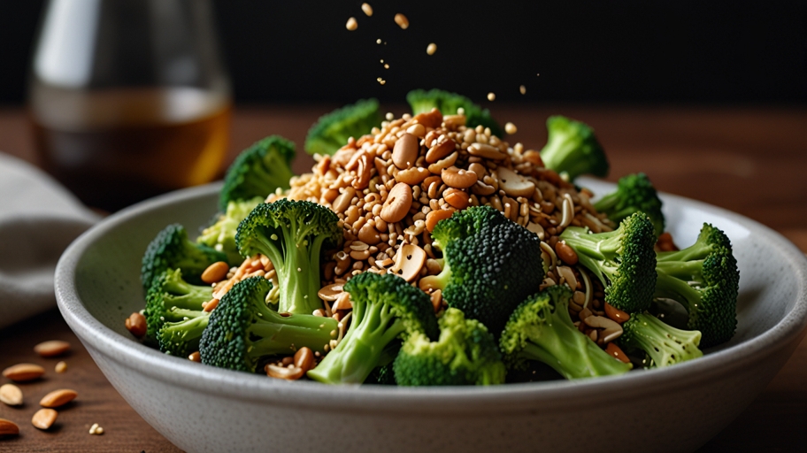 Keto Sesame Soy Broccoli Salad