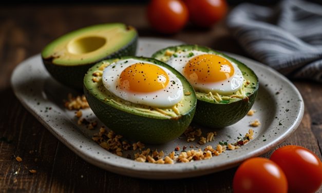 Keto Avocado Egg Boats