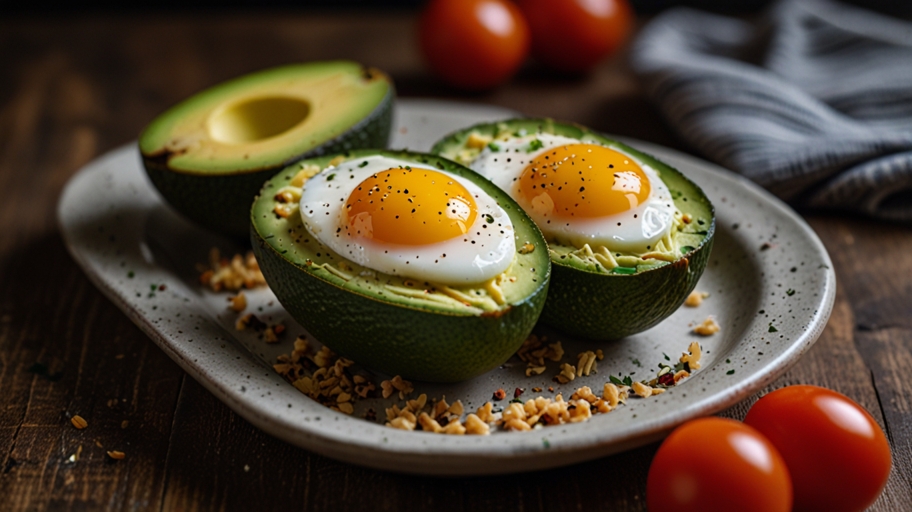 Keto Avocado Egg Boats