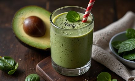 Keto Avocado and Spinach Smoothie