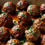 Keto Baked Venison Meatballs