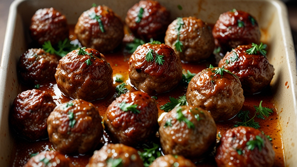 Keto Baked Venison Meatballs