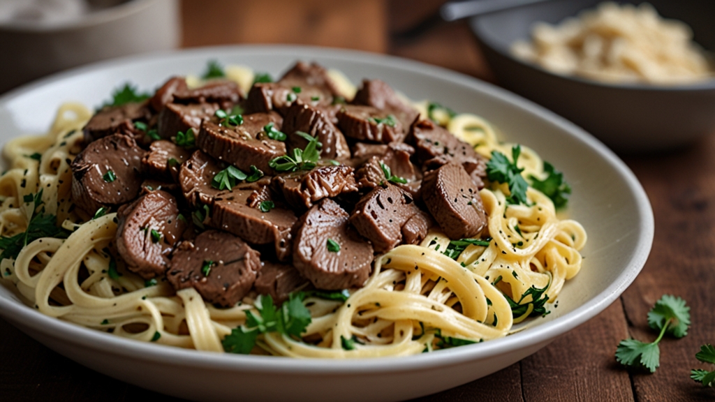 Keto Beef Stroganoff