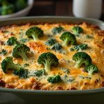 Keto Broccoli and Cheese Egg Casserole