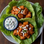 Keto Buffalo Chicken Lettuce Wraps