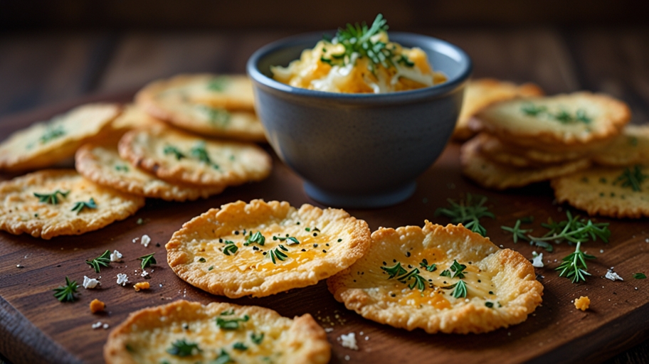 Keto Cheese Crisps