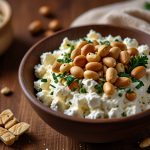 Keto Creamy Cottage Cheese with Pine Nuts