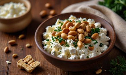 Keto Creamy Cottage Cheese with Pine Nuts