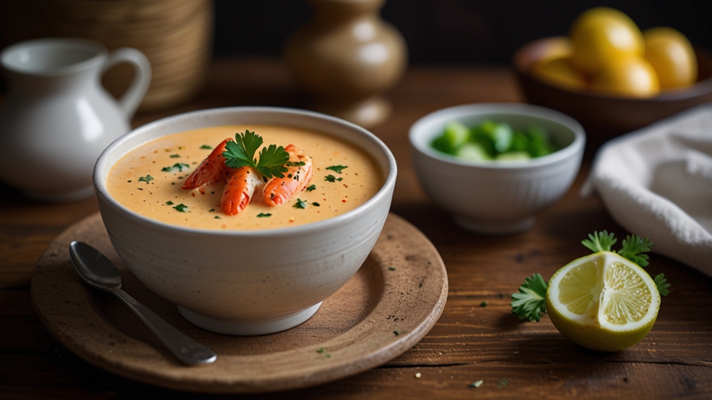 Keto Creamy Lobster Bisque