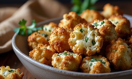 Keto Crispy Parmesan Cauliflower Bites