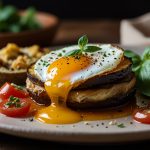 Keto Eggplant Breakfast Stack