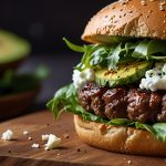 Keto Grilled Lamb Burgers with Avocado