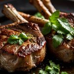 Keto Grilled Lamb Chops with Mint Pesto