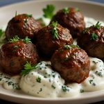 Keto Lamb Meatballs with Tzatziki