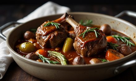 Keto Lamb Shanks with Rosemary and Garlic