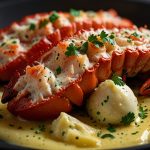 Keto Lobster with Garlic Butter Sauce