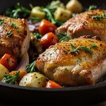 Keto Pan-Seared Rabbit with Garlic and Herbs