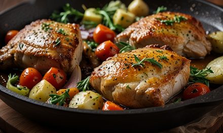 Keto Pan-Seared Rabbit with Garlic and Herbs