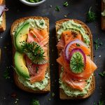 Keto Smoked Salmon Avocado Toast