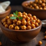 Keto Spicy Roasted Chickpeas