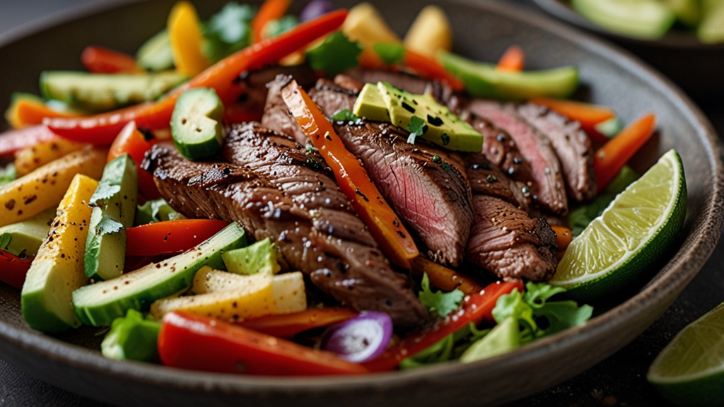 Keto Steak Fajitas