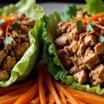 Keto Thai Chicken Lettuce Cups