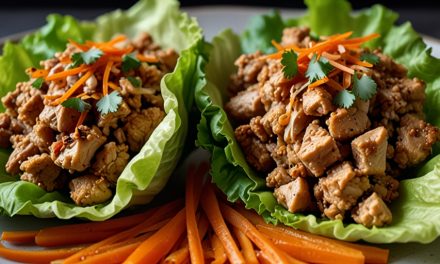 Keto Thai Chicken Lettuce Cups