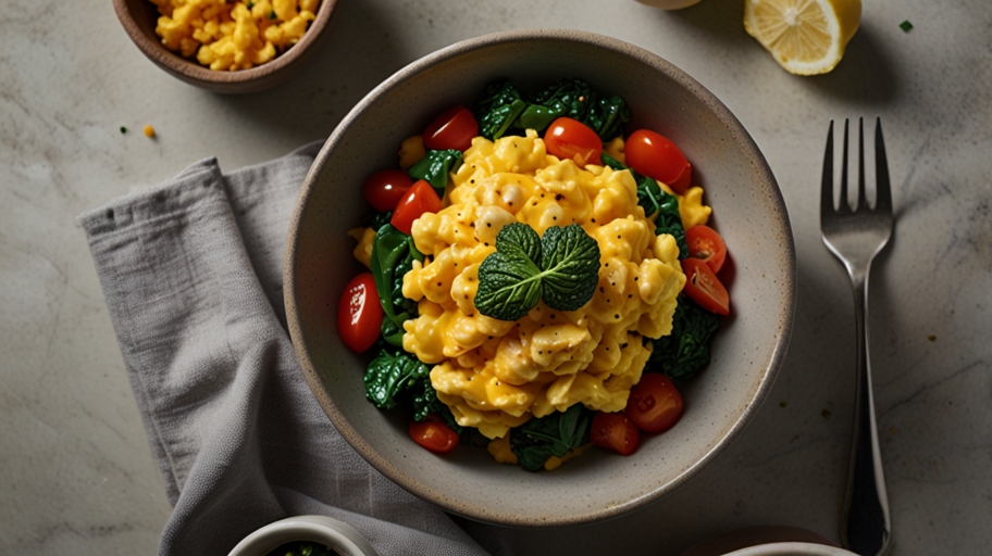 Keto Turmeric Scrambled Eggs