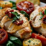 Keto Tuscan Chicken with Spinach and Sun-Dried Tomatoes