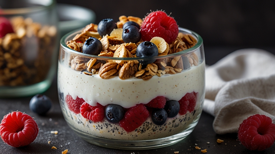 Keto Greek Yogurt Parfait