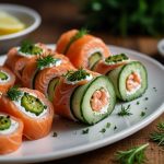 Keto Salmon and Cream Cheese Roll-Ups