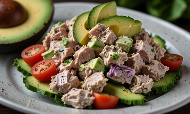 Keto Tuna Salad with Avocado