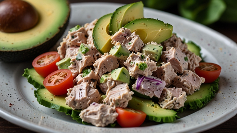 Keto Tuna Salad with Avocado