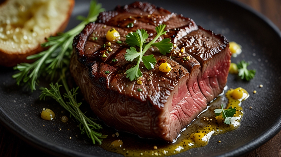 Keto Venison Steak with Herb Butter