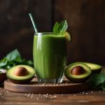 Avocado & Spinach Keto Smoothie Recipe