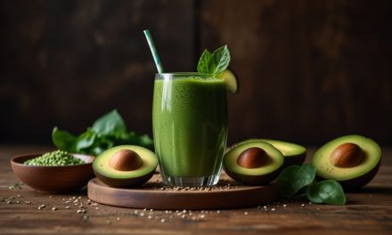 Avocado & Spinach Keto Smoothie Recipe