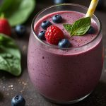 Berry Spinach Keto Smoothie Recipe