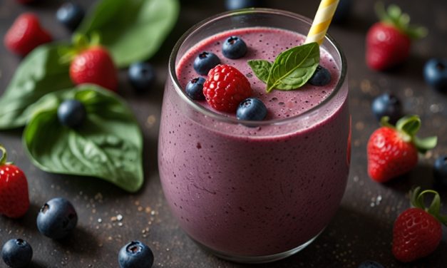 Berry Spinach Keto Smoothie Recipe