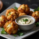 Keto Air Fryer Cauliflower Bites