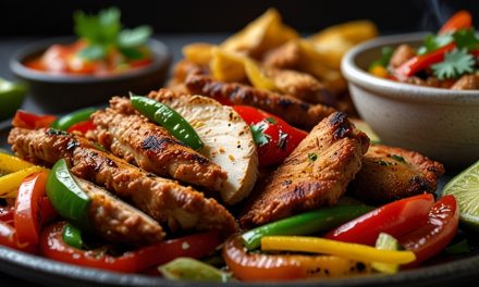 Keto Air Fryer Chicken Fajitas