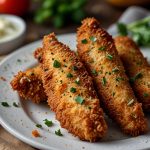 Keto Air Fryer Chicken Tenders (Almond Flour Coated)