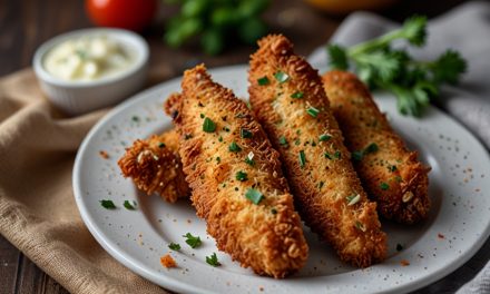 Keto Air Fryer Chicken Tenders (Almond Flour Coated)