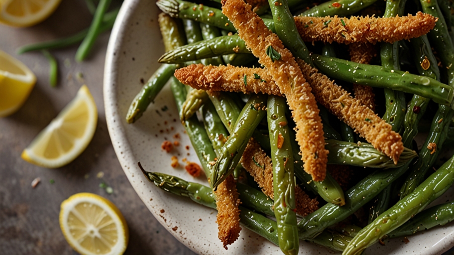 Keto Air Fryer Green Beans