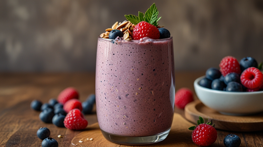 Keto Almond Berry Delight Smoothie Recipe