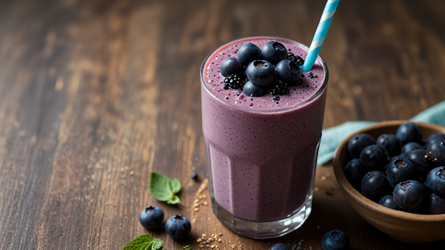 Keto Blueberry Smoothie Recipe