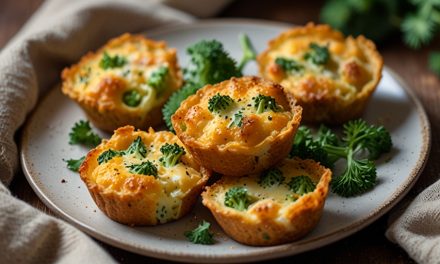 Keto Broccoli and Cheese Bites