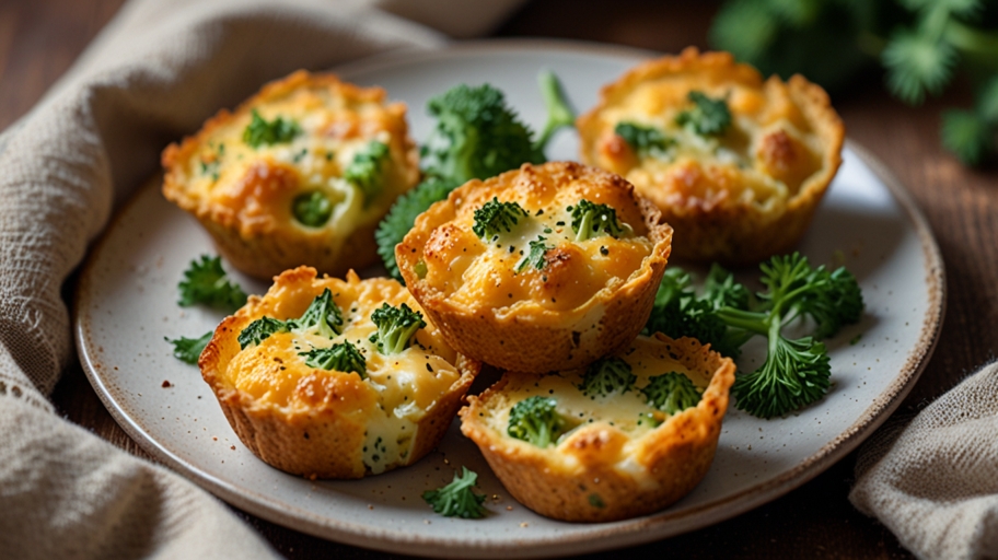 Keto Broccoli and Cheese Bites