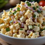 Keto Cauliflower “Mac” Salad Recipe