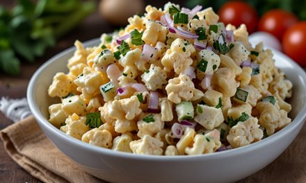 Keto Cauliflower “Mac” Salad Recipe